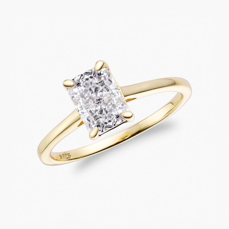 Radiant Solitaire Ring