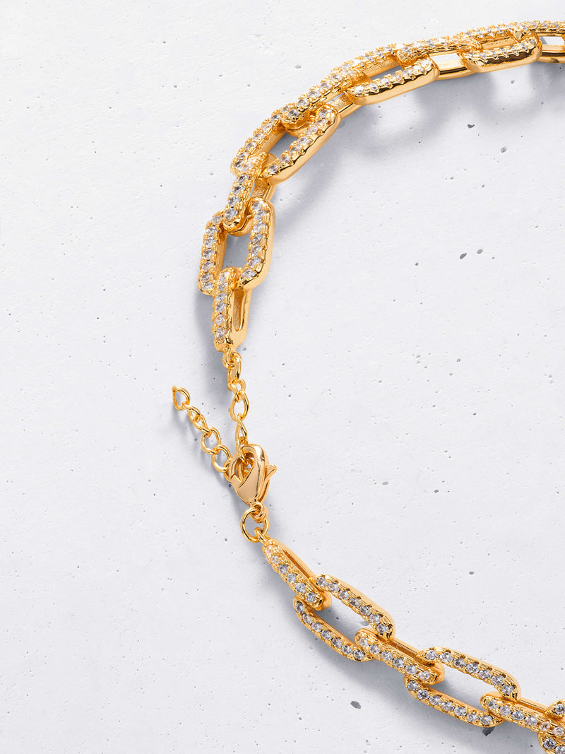 Pavé Chain Link Bracelet