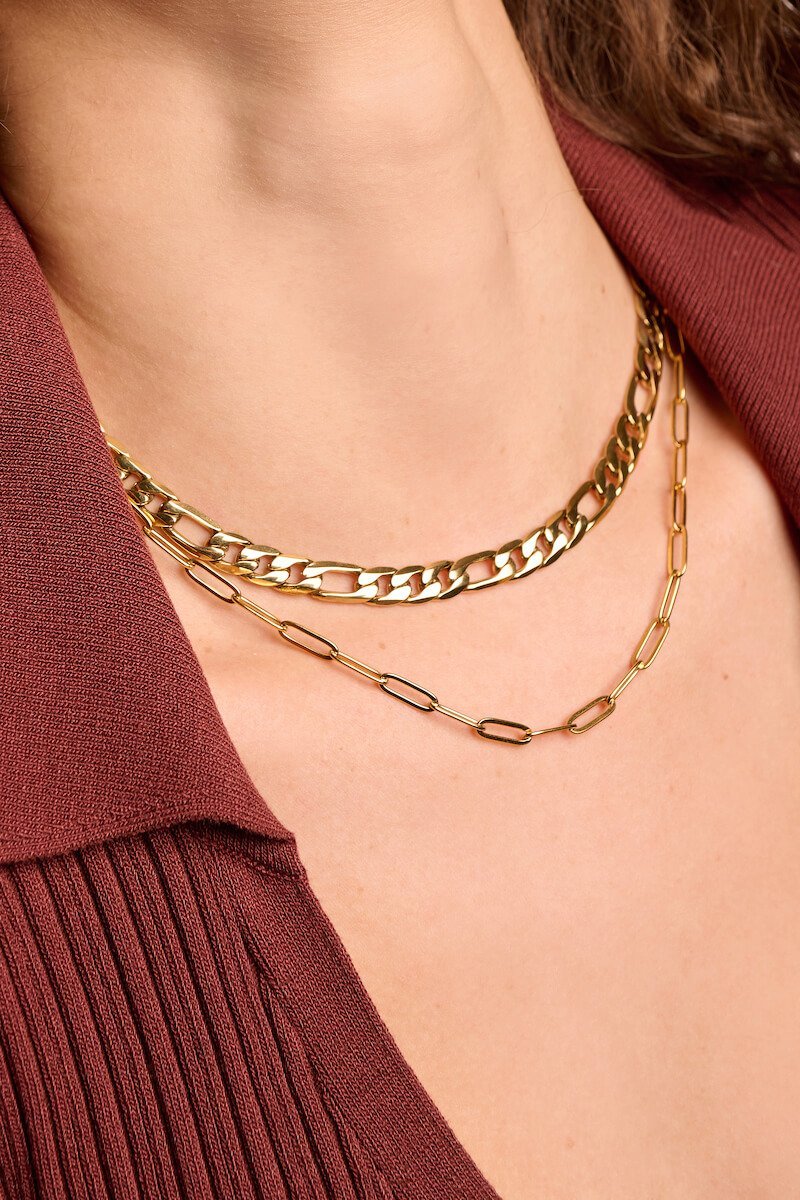 Chain Link Choker Necklace Promo